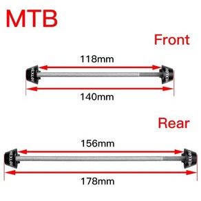 Hexlox 자전거 휠 보안 꼬치 도난 방지 MTB 도로 허브 퀵릴리즈 QR 전방 후방 잠금 장치, [01] MTB, 1개