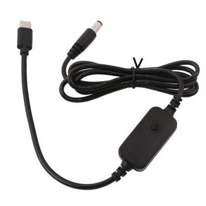 범용 USB C ~ 5.5x2.5mm 5V 9V 12V 가변 전원 공급 장치 케이블 40GE, 03 5.5x2.5mm, 1개