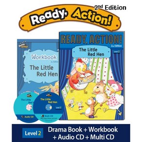 Ready Action. 2: The Little Red Hen(SB with CDs+WB)