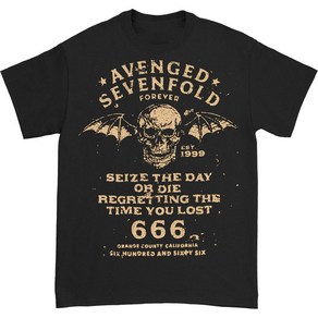 ROCKPANDA Avenged Sevenfold Seize The Day 반팔티