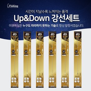 이큐피싱 EQ UP&DOWN 업앤다운 강선세트 채비세트상품, 1개