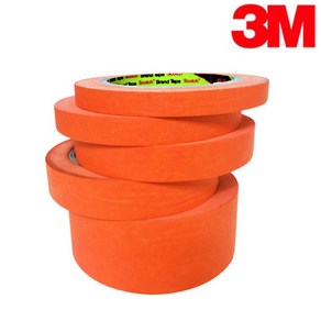 3M 마스킹테이프 주황색 12mm x 40M