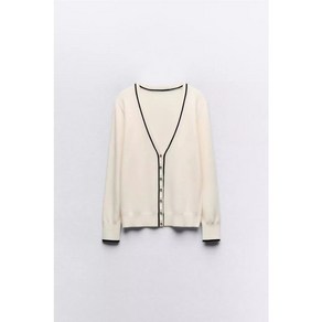 ZARA 자라 파이핑 니트 카디건 8851/029 8851029