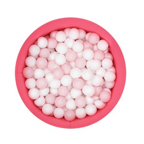 베베아인 아기 볼풀공 5.8cm 국산 KC, 핑크+화이트 200개, 200개