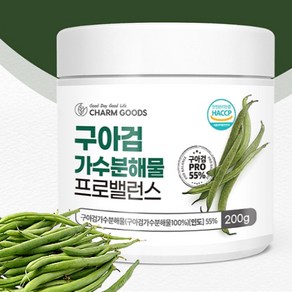 구아검 가수분해물 프로밸런스 구아콩 식이섬유 프락토올리고당 HACCP, 1개, 200g