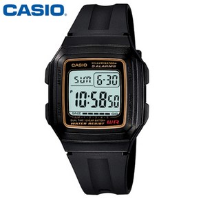 CASIO 카시오 남성 F-201WA-9A 군인 군대 군용 전자 스포츠 시계