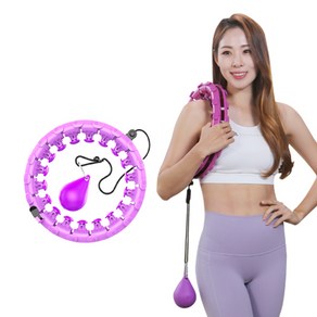 굿프렌드 신수지의 밸런스코어 스마트 훌라후프 GOOD-V10, 1.5kg, 퍼플, 1개