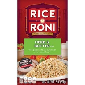 Rice-a-Roni Rice & Pasta Mix Herb Butter (Pack of 4) 라이스아로니 라이스 & 파스타 믹스 허브 버터 (4팩)