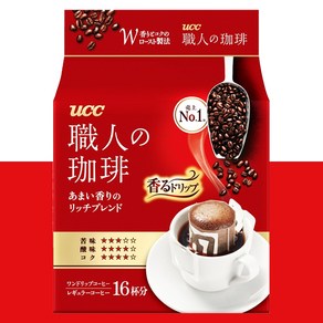 UCC 드립커피 리치 블렌드 16p, 16개입, 1개