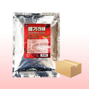 중앙 딸기라떼 900g x 12개 자판기 분말 바나나, 1개입