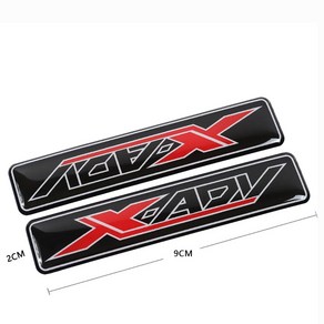 X Adv X-Adv 오토바이 스티커 반사 바디 연료 탱크 라이딩 헬멧 세트 혼다 XADV X-ADV Xadv 750 350 어드벤처 데칼, 3D Sticke, 1개