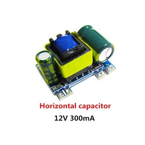 소모품 AC-DC 스텝 다운 변압기 전원 공급 장치 모듈 정밀 벅 컨버터 AC 220V to 5V DC 5V 700mA 12V 450mA 9V 500mA 3.5W, Hoizontal-12V 300MA, 1개