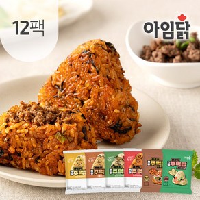 바쁘닭 현미 주먹밥 100g 6종 12팩, 12개