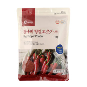 청아띠 비타C 청결 고추가루 HACCP 최상급 국산 고추 사용 김치용 양념용 장용 순한맛 보통맛 국내생산 경북 의성, 순한맛500g, 500g, 1개