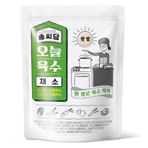 팔도 솜씨당 오늘육수 채소, 105g, 1개