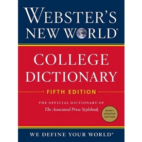 (영문도서) Webste's New Wold College Dictionay Fifth Edition Hadcove, Collins Refeence, English, 9780358126614