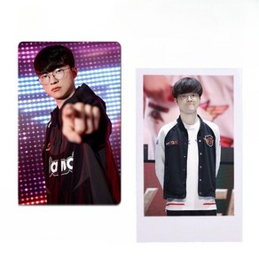 SKT T1 FAKER 페이커 이상혁 포토카드 굿즈, 그냥 카드, 카드 스티커 100장