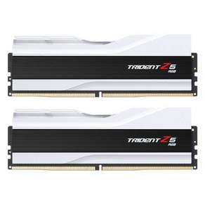 [G.SKILL] DDR5-6400 CL32 TRIDENT Z5 RGB 화이트 패키지 (32GB(16Gx2)) (51200), 2개