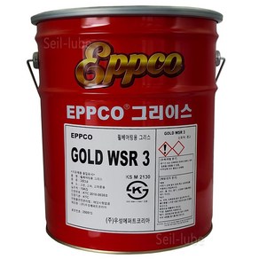 우성 앱코 골드 WSR3 휠 베어링 그리스 15KG 고성능 빨간 구리스 말통 (적점 244도 리튬 복합) 고온 고속 고하중 화물차 덤프트럭 트랙터 지게차 굴삭기 중장비, 1개