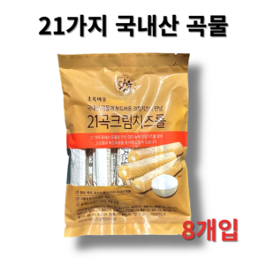 초록마을 21곡 크림치즈롤, 80g, 3개