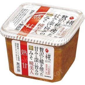 마루코메 플러스 코우지 아마쥬쿠 일본 생 된장 미소된장 (650g), 1개, 650g