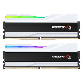 G.SKILL DDR5-6000 CL32 TRIDENT Z5 RGB J 화이트 패키지 32GB(16Gx2), 2개