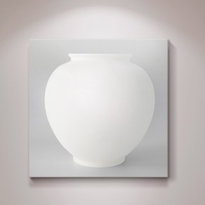 복을담는 다복 풍수 인테리어 대형 그림 평안 달항아리 캔버스 액자, 01.JCS-평안 달항아리, 중형12호 [50x50cm]