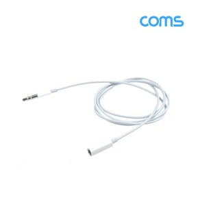 IH146 Coms 3극 3.5mm 스테레오 연장 케이블 (M/F) White, 1개