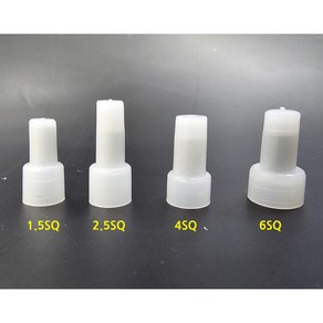 화성전기 접속자 선연결단자 선연결접속자 선조임 엔드캡 터미널, 6SQ 100개, 100개