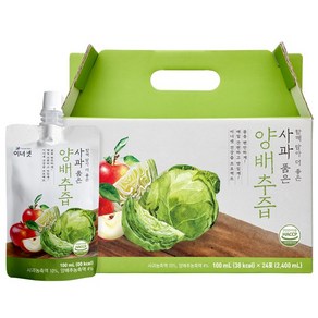 이너셋 사과양배추즙 100ml x 24포, 96개