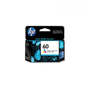 HP 60 60XL CC640WA CC643WA CC644WA CC641WA 검정 컬러 정품번들 벌크 잉크, 1개, 정품번들 벌크HP60컬러