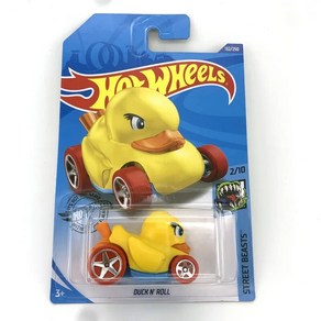 자칸 -132 Hot Wheels 자동차 1/64 덕 앤 롤 컬렉션 금속 다이 캐스트 모델 완구, [01] -132 geen DUCK, 1개