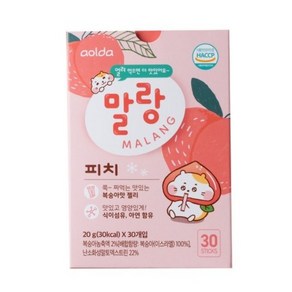 아올다 말랑피치 스틱젤리, 600g, 1개