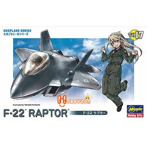 HASEGAWA HAS60127 하세가와 계란비행기 F-22 RAPTOR, 1개