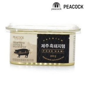 피코크 제주흑돼지햄 200gx4입, 200g, 4개