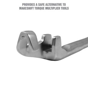 렌치 익스텐더 도구 렌치 연장 로드 익스텐더 어댑터 역학 차고 수리용 토크 증폭기, 1개