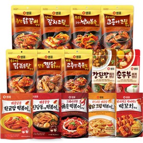 샘표 별미여행 한식양념 16종 모음 골라담기, 매콤달콤 학교앞 떡볶이 양념 125g, 1개