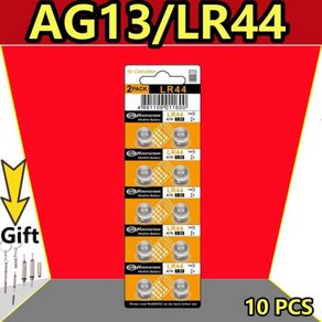 배터리 250 L1154F 알카라인 계산기용 LR44 SR44 고용량 단추 개 배터리 A76 셀 15V 코인 프리미엄 AG13 배터리, 10개