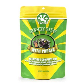 판게아 파파야 8oz 228g Pangea Gecko Diet with Papaya 8oz PFDP-8, 1개