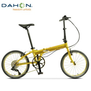 Dahon 20인치 접이식 자전거 출퇴근용 통근 취미용 미니벨로 드라이브용, 골드[BA 커넥터], 1개