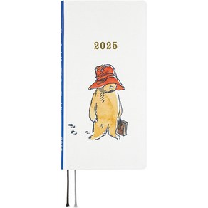 HOBONICHI 2025 weeks 패딩턴 곰 주간 수첩 호보니치 테쵸 다이어리, 1개, 원컬러