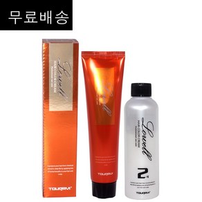 무배구성~ 뚜라비 로웰 헤어 칼라 염색약 150g + 산화제150ml /서울화장품 염색약 새치염색 멋내기염색 선명한칼라 미용실염색약, 4.0진한갈색, 1개