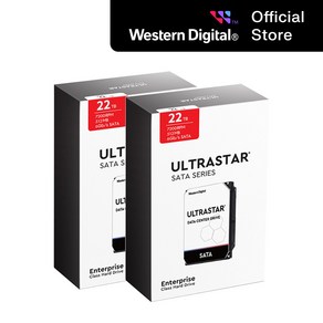 [WD대리점] WD Ultasta DC HC570 WUH722222ALE6L4 22TB 2PACK 패키지 SATA3 워런티 3년