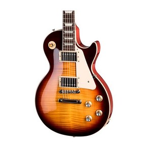 Gibson Les Paul Standad 60s Figued Top Electic Guita Boubon Bust, 단일 옵션, One Colo, 1개