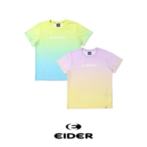 [백화점 매장판] 아이더 키즈 EIDER 레인보우 기본 베이직 캐주얼 크루넥 라운드 여름 반팔 남아옷 여아옷 공용 반팔티셔츠