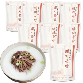 무보까국밥 돼지국밥 (냉동) 580g, 8개