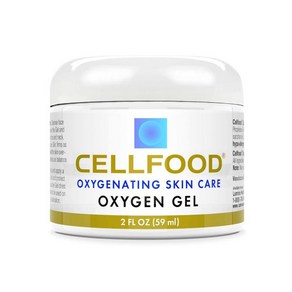 Cellfood Oxygen Gel 2oz 영양분 보호 제공 잔주름 알로에 베라 라벤더 꽃 추출물 글리세린, 1개, 59ml