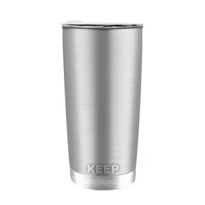 KEEP 대용량 스텐 보온 보냉 텀블러, 실버, 600ml, 1개