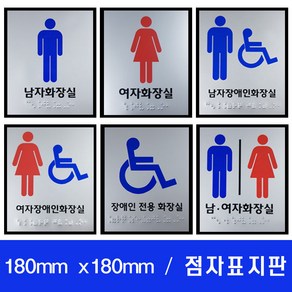 두리 화장실점자표지판 안내 촉지판 장애인화장실촉지판