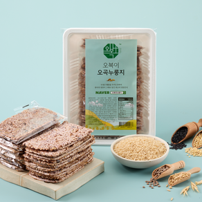 오복이 국내산 햅쌀 현미 누룽지, 3개, 500g, 오곡(500g x 3팩)